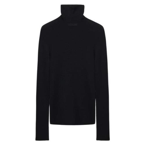 Glinsterende Merino Pullover Dorothee Schumacher , Black , Dames