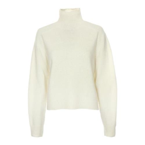 Casual gebreide trui met col Drykorn , White , Dames