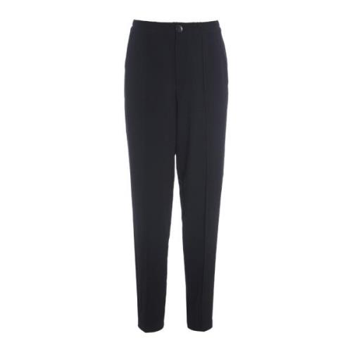 Zwarte Crepe Broek met Kralen Bitte Kai Rand , Black , Dames