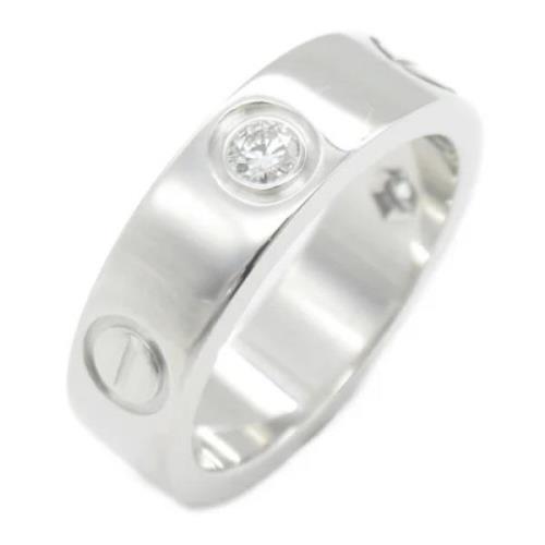 Pre-owned White Gold rings Cartier Vintage , Gray , Dames