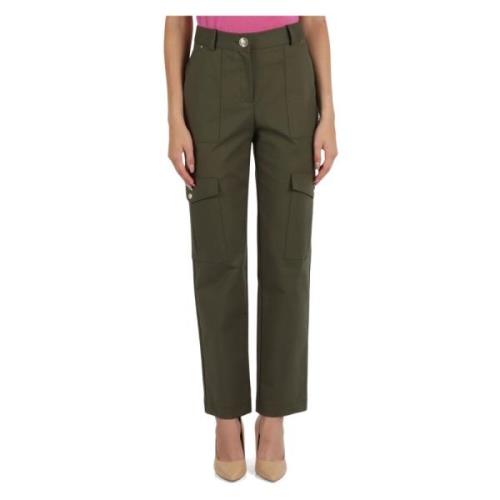 Cargo Stretch Katoenen Broek Marciano , Green , Dames