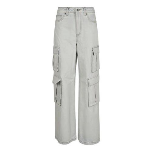 Witte Jeans voor Vrouwen Aw24 Self Portrait , White , Dames