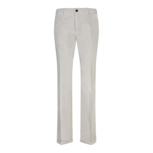 Grijze Broek Verhoog Stijl Verfijnde Look Incotex , Gray , Heren