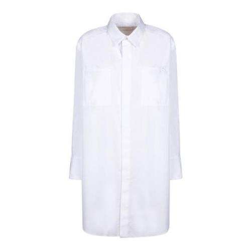 Witte Shirts Verhoog Je Stijl Sacai , White , Dames