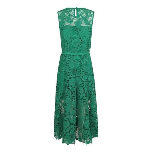 Groene Jurk voor Vrouwen Aw24 Self Portrait , Green , Dames