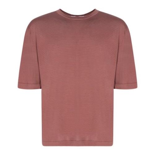 Bruine Casual T-shirt Lardini , Brown , Heren