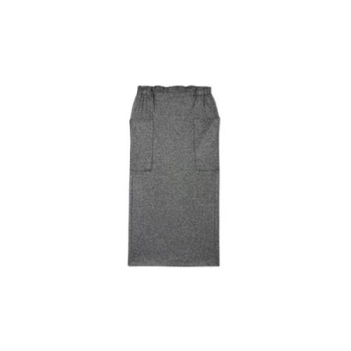 Flanellen Midi Rok Luisa Cerano , Gray , Dames