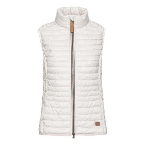 Gerecyclede Polyamide Vest Camel Active , White , Dames