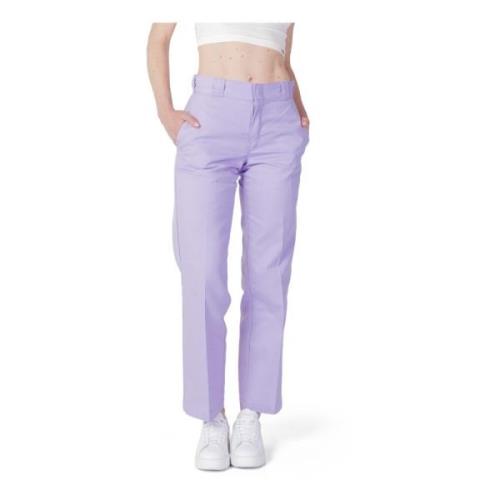 Lila Rits Knoop Broek Lente Zomer Dickies , Purple , Dames