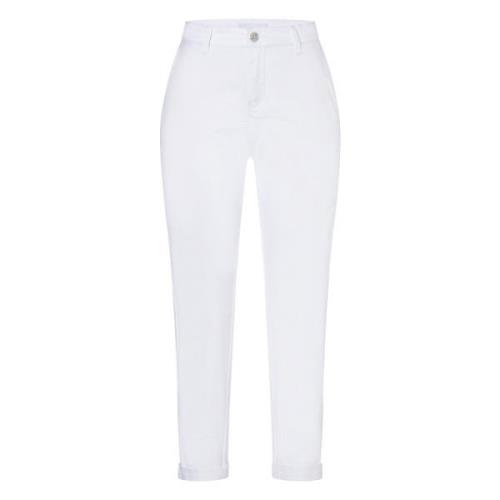 Authentieke Stretch Chino broek MAC , White , Dames