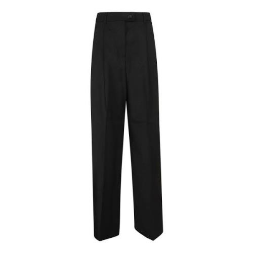 Zwarte Vela Broek Verhoog Stijl Max Mara , Black , Dames