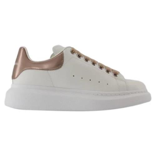 Leather sneakers Alexander McQueen , White , Dames