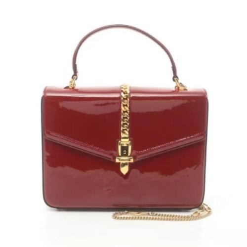 Pre-owned Leather gucci-bags Gucci Vintage , Red , Dames