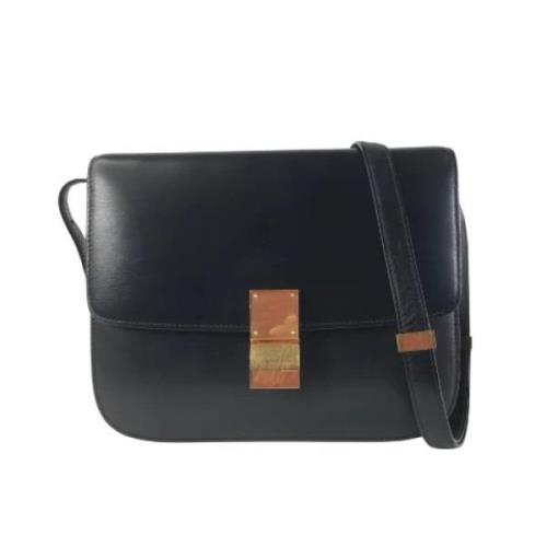 Pre-owned Leather celine-bags Celine Vintage , Black , Dames