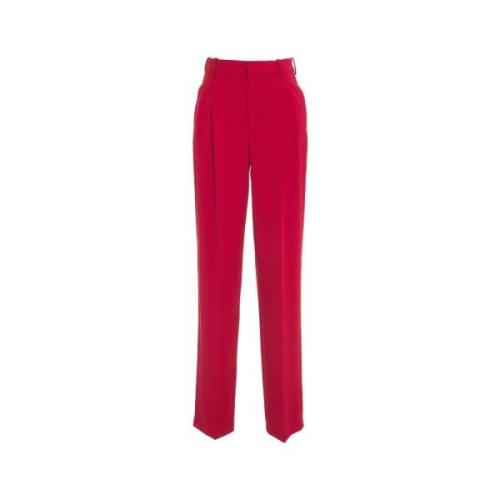 Rode Broek Aw24 Dameskleding Elisabetta Franchi , Red , Dames