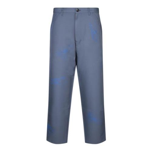 Grijze Stijlvolle Broek Comme des Garçons , Gray , Heren