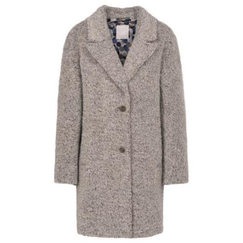 Bouclé Korte Jas Bugatti , Beige , Dames