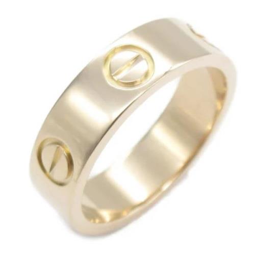 Pre-owned Rose Gold rings Cartier Vintage , Yellow , Dames