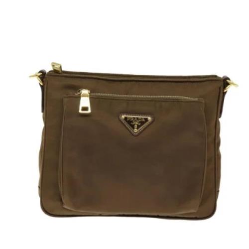 Pre-owned Fabric prada-bags Prada Vintage , Brown , Dames