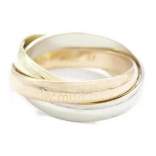 Pre-owned Rose Gold rings Cartier Vintage , Yellow , Dames