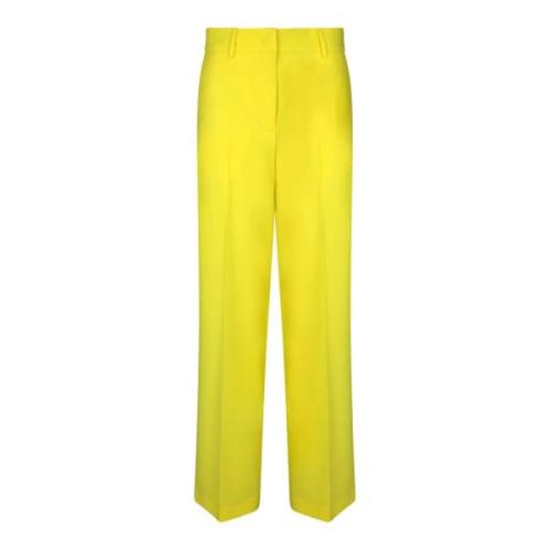 Gele Chique Broek Msgm , Yellow , Dames