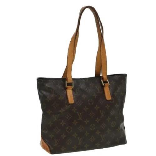 Pre-owned Canvas totes Louis Vuitton Vintage , Brown , Dames