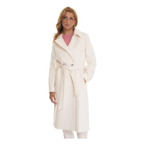 Stijlvolle Winterjas voor Vrouwen Max Mara Studio , White , Dames