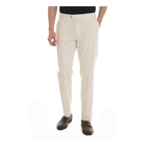 Elegant Trouser for Men Canali , White , Heren