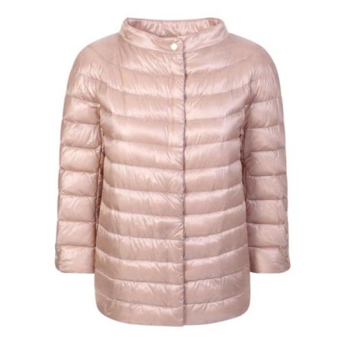 Roze Gewatteerde Donsjas Herno , Pink , Dames