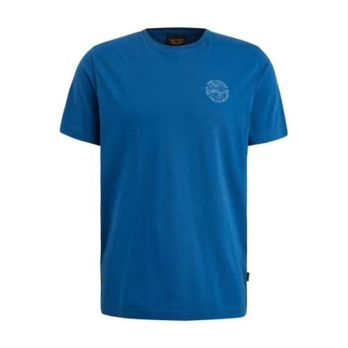 Korte Mouw R-hals Jersey T-shirt PME Legend , Blue , Heren