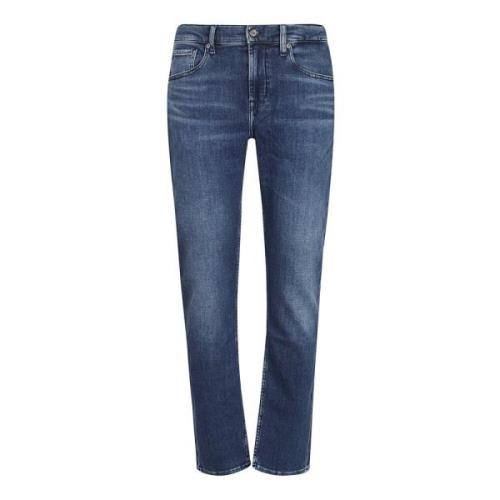 Blauwe Jeans Herfst Winter Collectie 7 For All Mankind , Blue , Heren