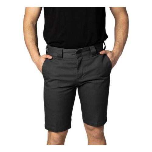 Grijze Rits Shorts Lente/Zomer Mannen Dickies , Gray , Heren