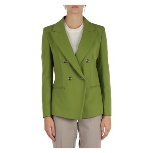 Omkeerbare Viscose Jas Marella , Green , Dames