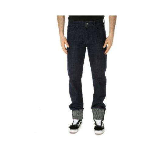 Stretchkatoen Denim Five-Pocket Jeans Armani Exchange , Blue , Heren