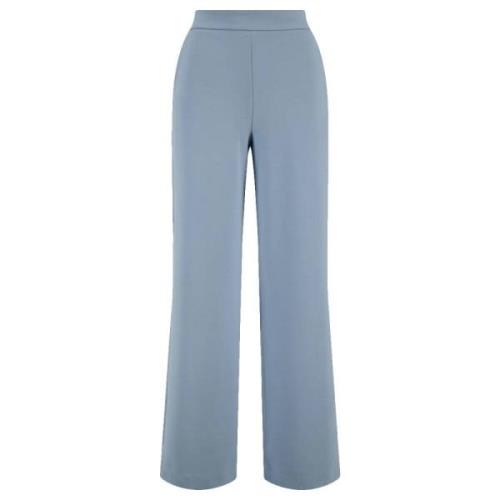 Rekbare Grijsblauwe Broek Zusss , Blue , Dames