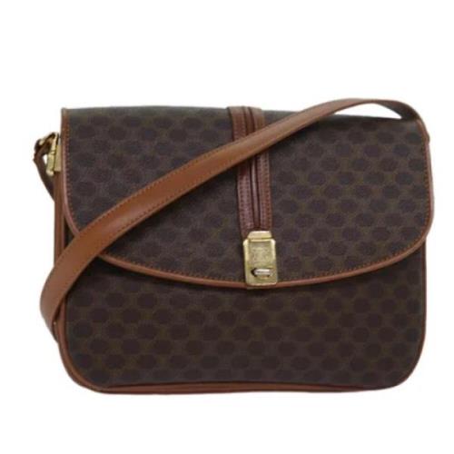 Pre-owned Canvas celine-bags Celine Vintage , Brown , Dames