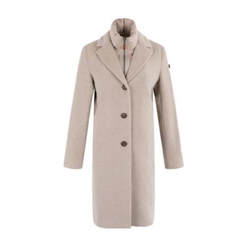 Stijlvolle Jas voor Vrouwen Moscow , Beige , Dames