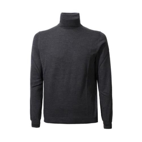 Flexwool Coltrui Trui Antraciet Slim Fit Zanone , Gray , Heren