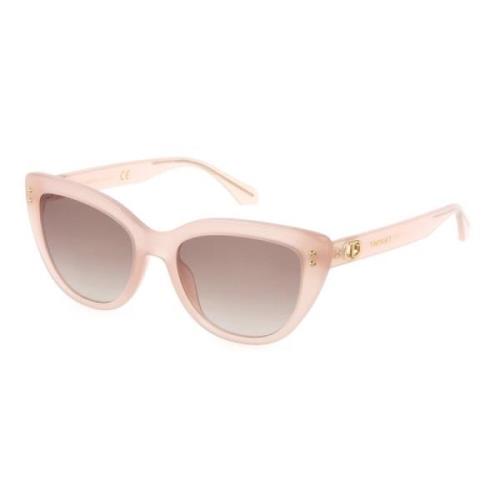 Cat-eye zonnebril in roze en bruin Twinset , Pink , Dames