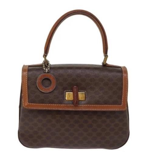 Pre-owned Canvas celine-bags Celine Vintage , Brown , Dames