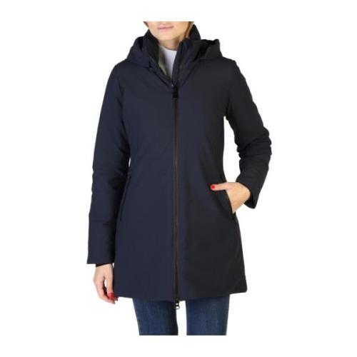 Dames Zip Bomberjack Herfst/Winter Save The Duck , Blue , Dames