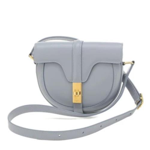 Pre-owned Leather celine-bags Celine Vintage , Gray , Dames