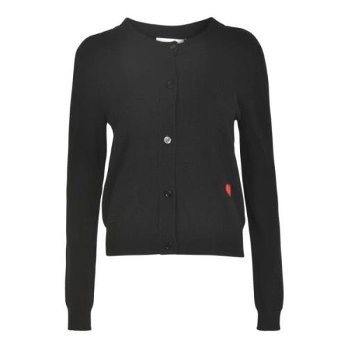 Trendy Sweater Selection Moschino , Black , Dames