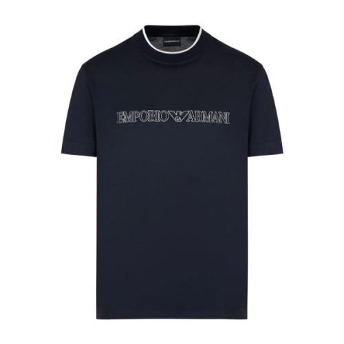 T-Shirts Emporio Armani , Blue , Heren