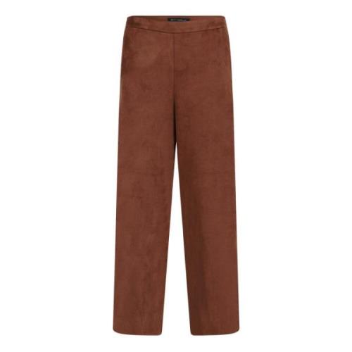 Culotte van imitatieleer met Zakken Betty Barclay , Brown , Dames