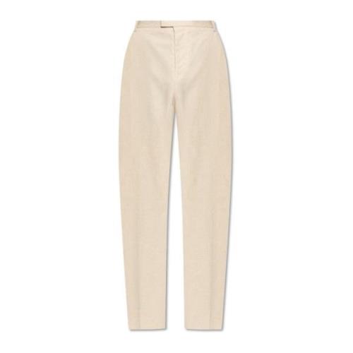 Geplooide broek Bottega Veneta , Beige , Heren