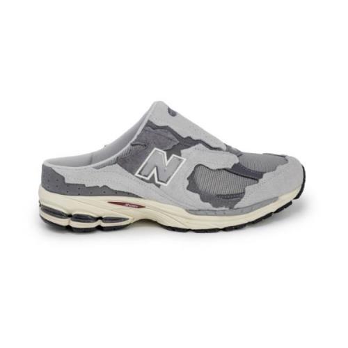 Grijze Sneakers met Rubberen Zool New Balance , Gray , Heren