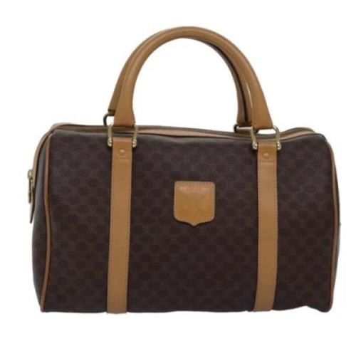 Pre-owned Canvas travel-bags Celine Vintage , Brown , Dames