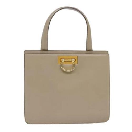 Pre-owned Leather celine-bags Celine Vintage , Beige , Dames