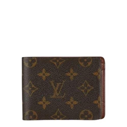 Pre-owned Canvas wallets Louis Vuitton Vintage , Brown , Heren